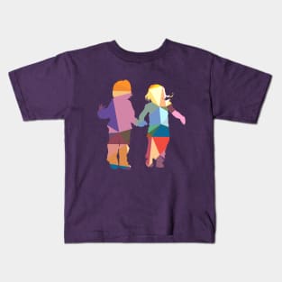 Kids Holding Hands - Kids Bring Color to our Life Kids T-Shirt